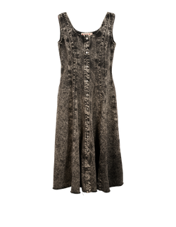 Marni Denim Dress, Cotton, Black, Sz XL, 3*