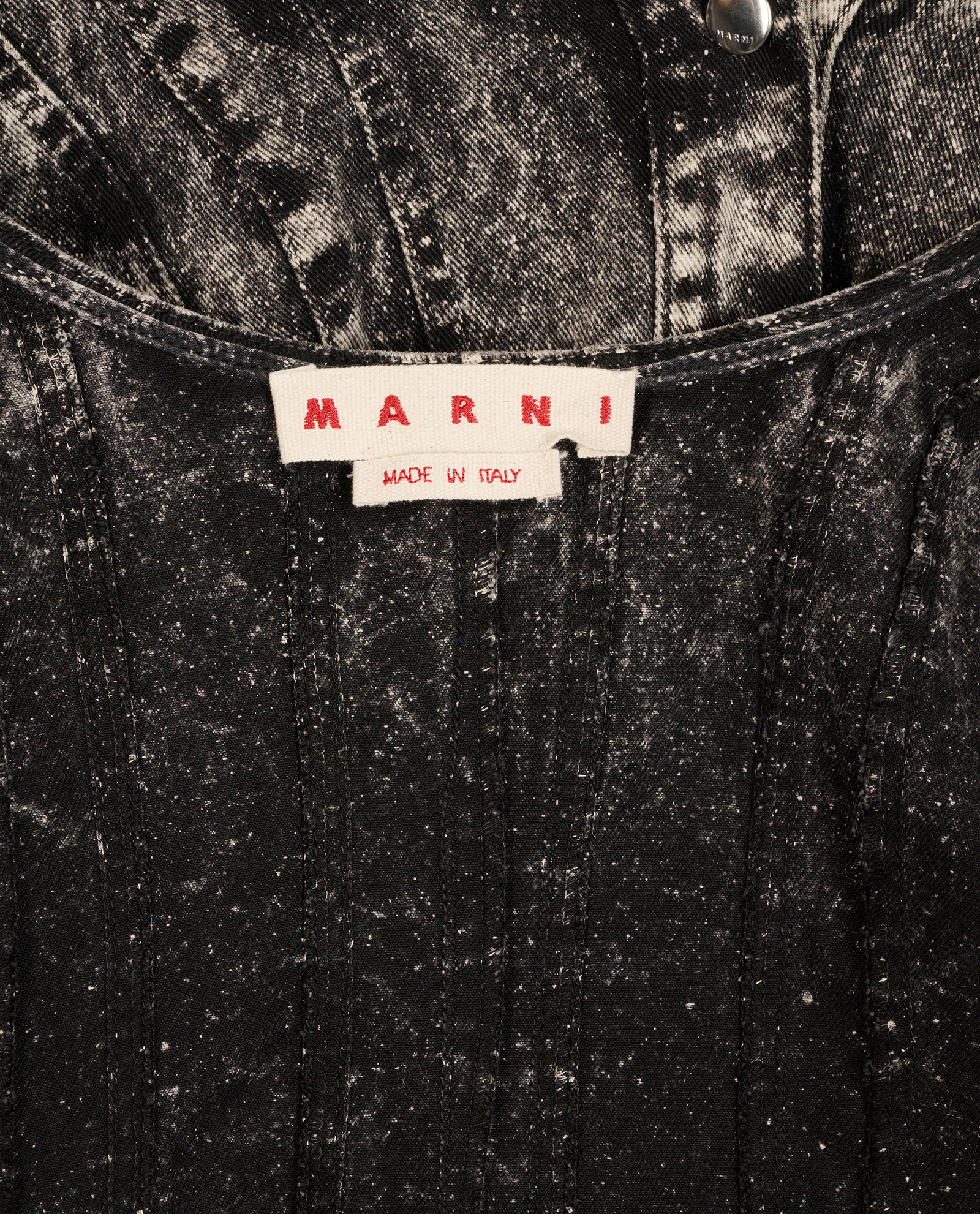 Marni Denim Dress, &pound;120, Clothing, Black, Cotton, Other view