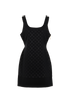 Louis Vuitton Embossed Monogram Tank-Top Dress, &pound;695, Clothing, Black, Elastane/Polyester (Polymer), Front view