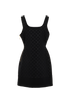 Louis Vuitton Embossed Monogram Tank-Top Dress, &pound;695, Clothing, Black, Elastane/Polyester (Polymer), Back view