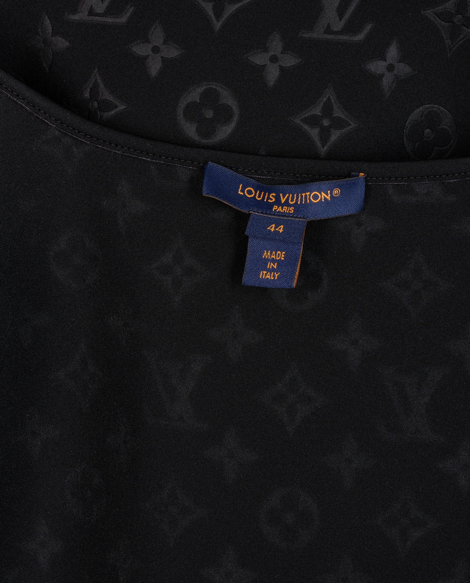 Louis Vuitton Embossed Monogram Tank-Top Dress, &pound;695, Clothing, Black, Elastane/Polyester (Polymer), Other view