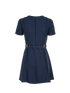 Gucci Elongated GG Belt Dress, &pound;250, Clothing, Navy, Viscose, Back view