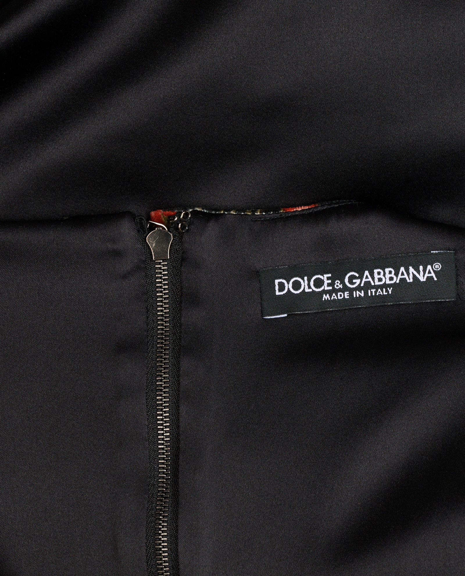 Dolce & Gabbana Floral Mini Dress, &pound;175, Clothing, Black/Green/Red, Cotton, Other view