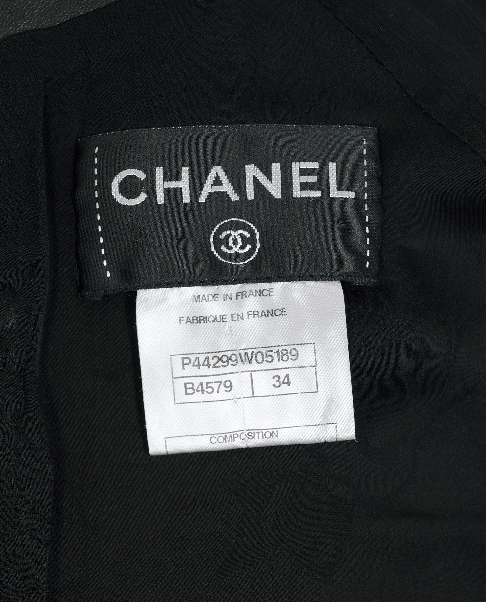 Chanel Front Pockets Tweed Dress, &pound;550, Clothing, Black/Purple, Leather/Wool, Other view
