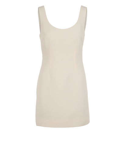 Valentino Mini Crepe Dress, &pound;295, Clothing, Cream, Wool, Front view