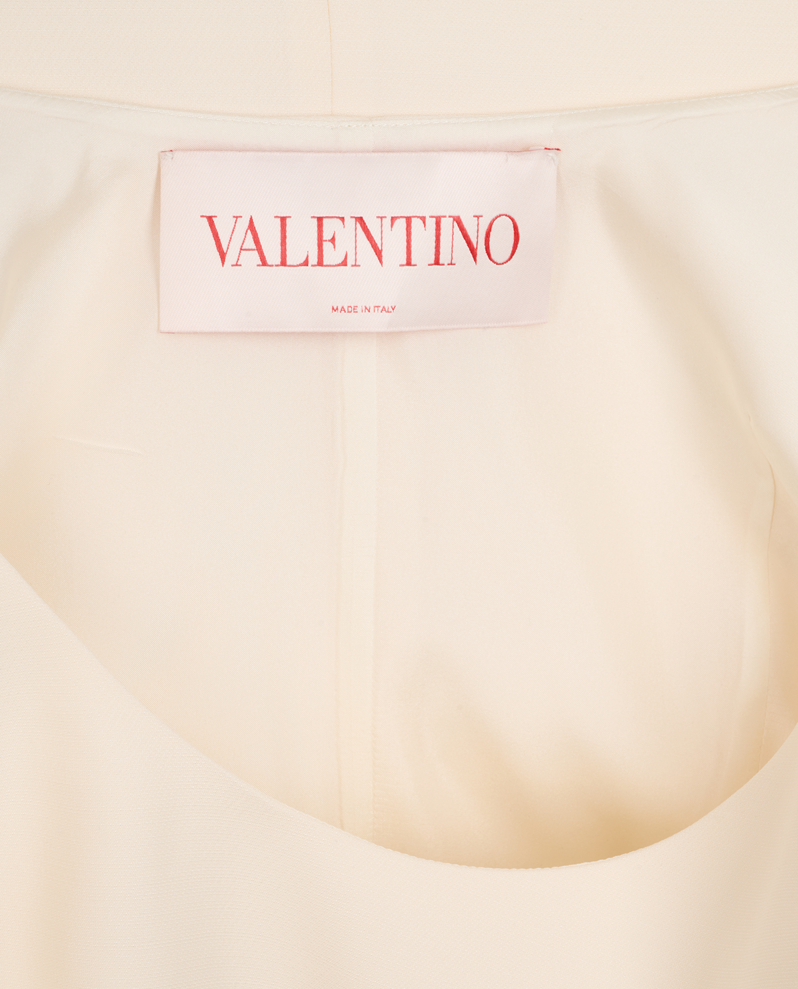 Valentino Mini Crepe Dress, &pound;295, Clothing, Cream, Wool, Other view