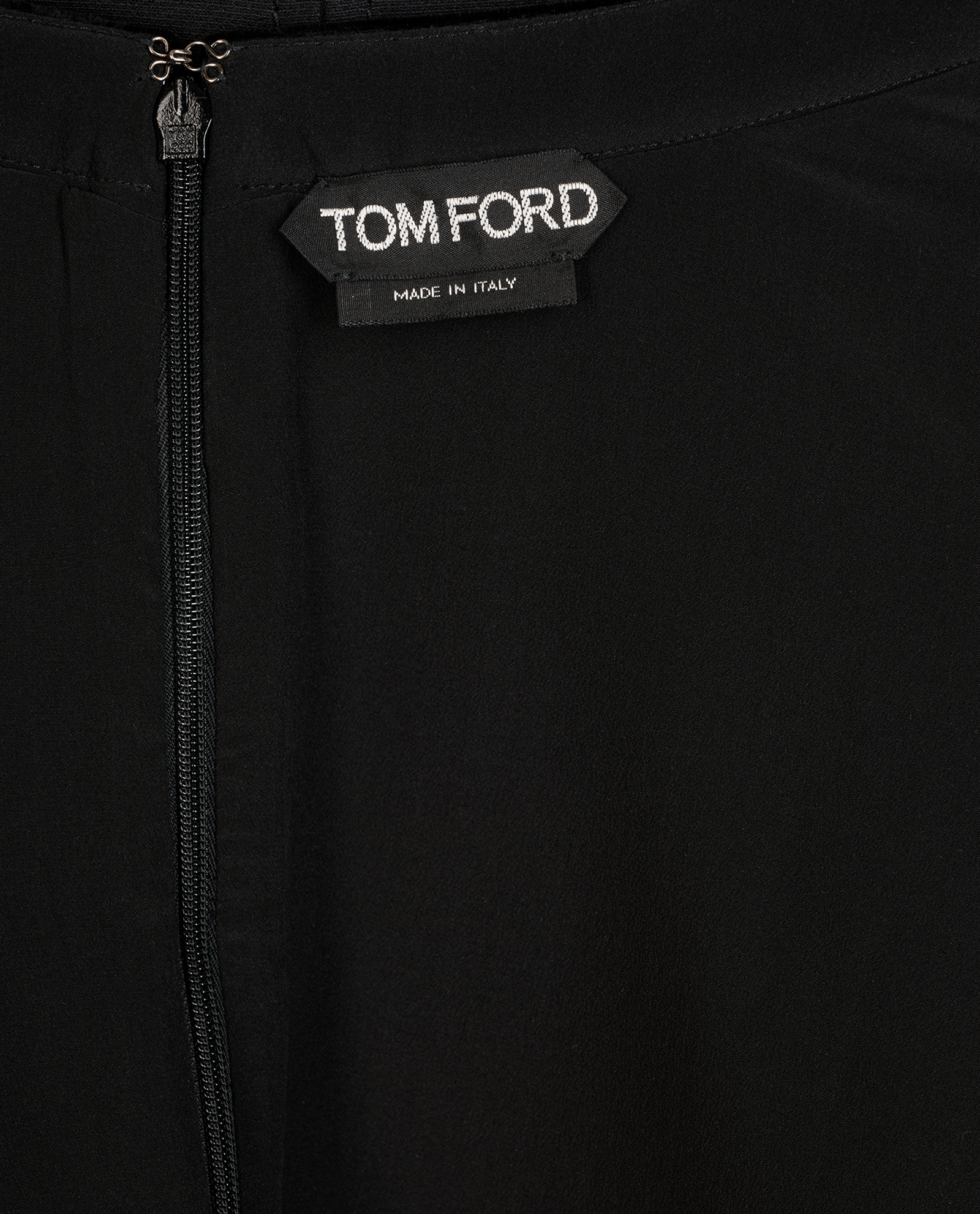 Tom Ford Bow-Detail Halter-Neck Mini Dress, &pound;450, Clothing, Black, Silk/Wool, Other view