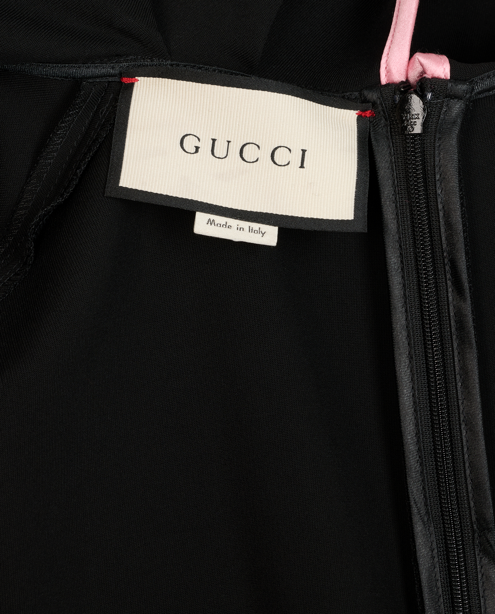 Gucci Trimmed Ruffle Dress, &pound;250, Clothing, Black, Viscose, Other view