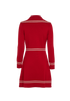 Gucci Contrast Trim Dress, &pound;320, Clothing, Red, Wool, Back view