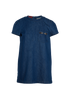 Gucci Horsebit Stone Washed Mini Dress, &pound;320, Clothing, Blue, Cotton, Front view