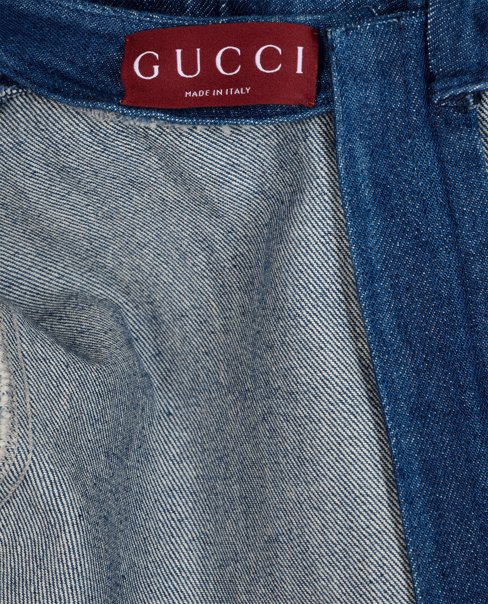 Gucci Horsebit Stone Washed Mini Dress, &pound;320, Clothing, Blue, Cotton, Other view