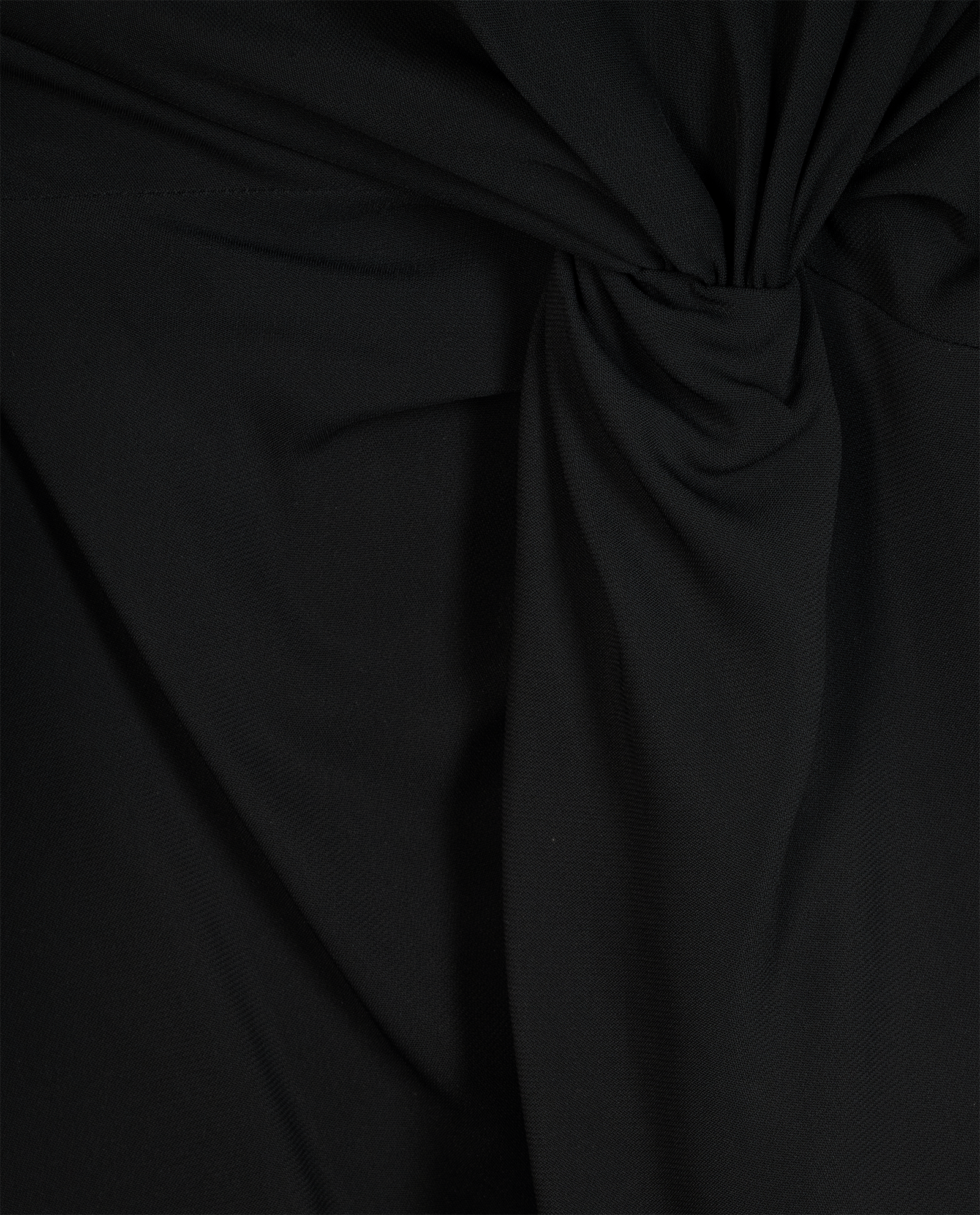 Dolce & Gabbana Asymmetric Midi Dress, &pound;210, Clothing, Black, Viscose, Other view