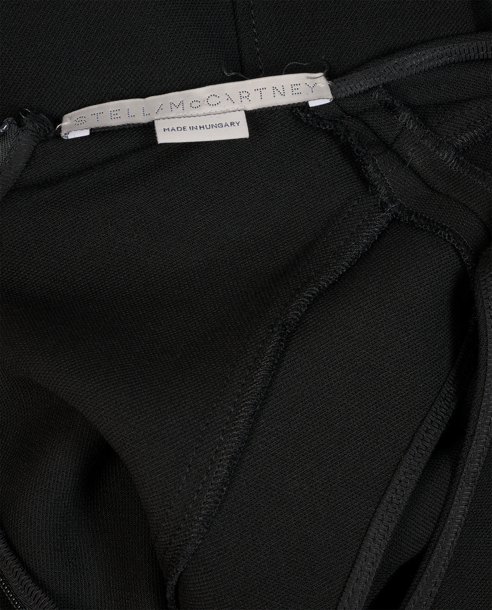 Stella McCartney Caped Mini Dress, &pound;350, Clothing, Black, Viscose/Wool, Other view