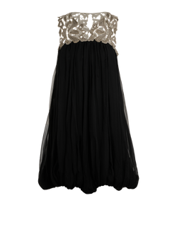 Stella McCartney Vintage Mini Dress, Silk, Black, UK6, 2*