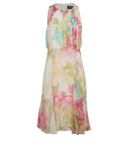 Max Mara Floral Dress, Silk, Multi, UK12, 2*