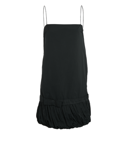 Stella McCartney Ruched Mini Dress, &pound;120, Clothing, Black, Polyester Mix, Front view