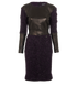 Chanel Tweed Panel Dress, &pound;495, Clothing, Purple, Alpaca Wool/Leather, Front view