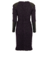 Chanel Tweed Panel Dress, &pound;495, Clothing, Purple, Alpaca Wool/Leather, Back view