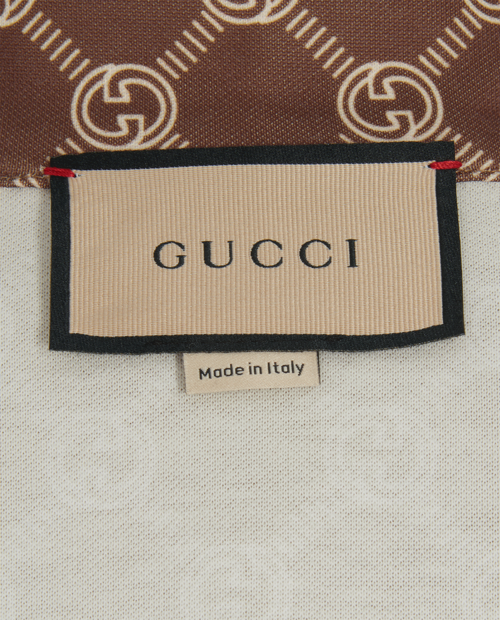 Gucci Interlocking G Technical Dress, &pound;420, Clothing, Brown, Cotton/Polyester (Polymer), Other view