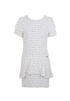 Chanel Tweed Mini Dress, &pound;610, Clothing, Black/White, Cotton, Front view