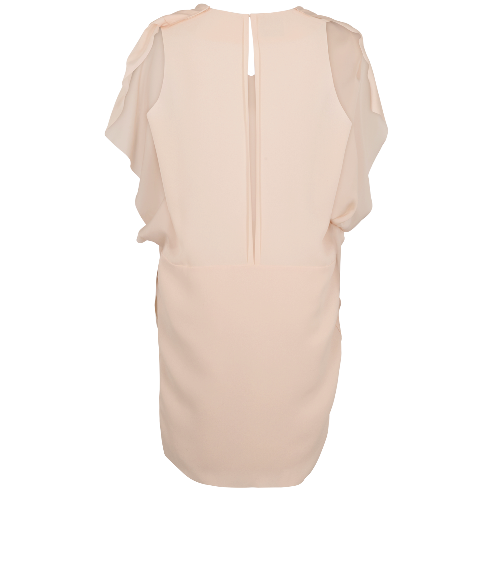 Acne Tunic Dress, &pound;80, Clothing, Cream, Polyester Mix, Back view