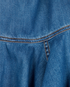 Alaia Asymmetric Wrap-Effect Denim Sleeveless Mini Dress, &pound;395, Clothing, Blue, Cotton/Denim, Other view
