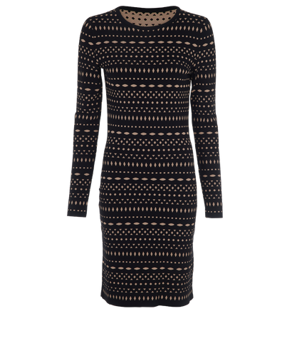 Alaia Bodycon Short Dress, front view