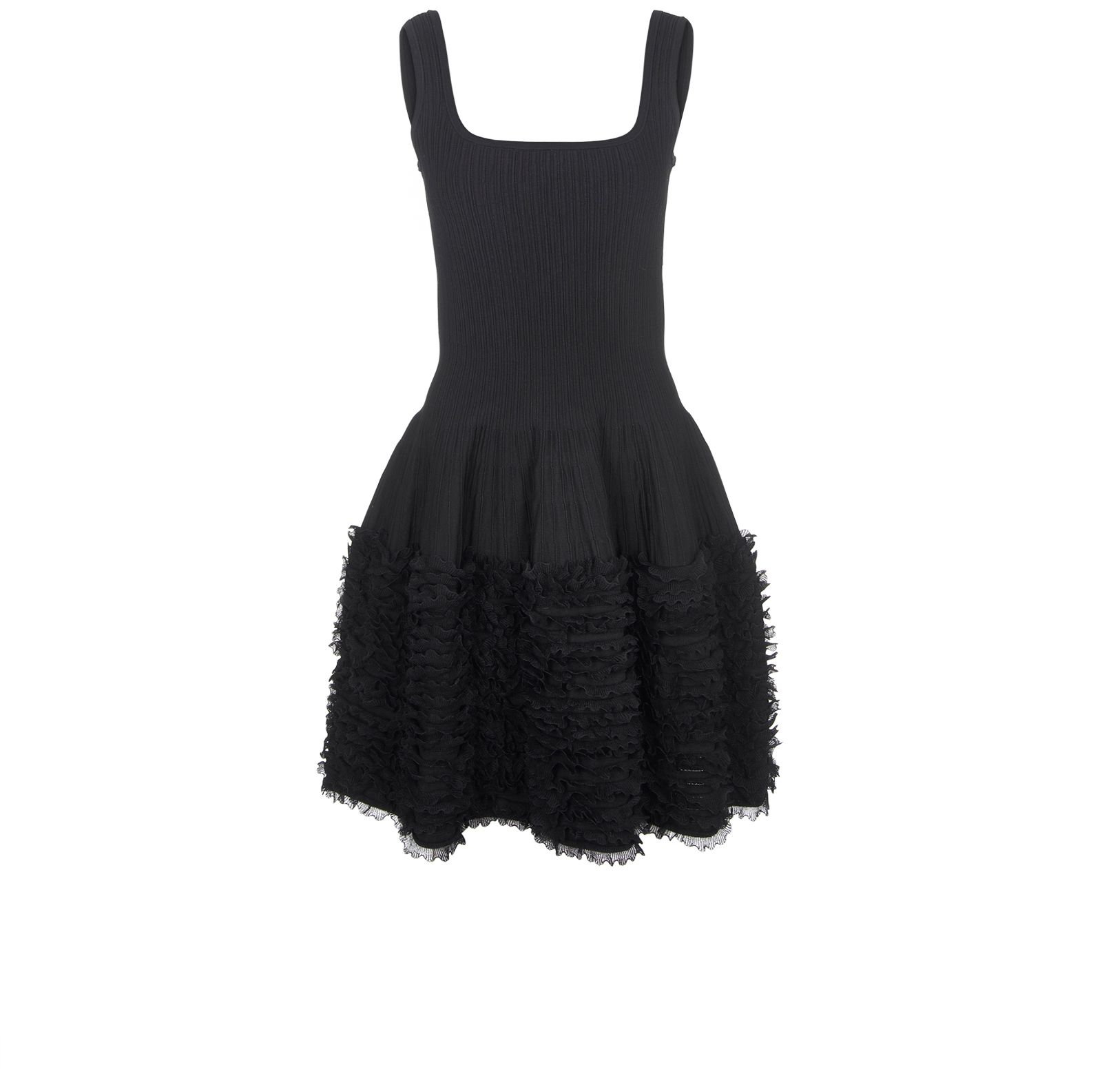Pre-loved Alaia Ruffled Knit Dress - 220