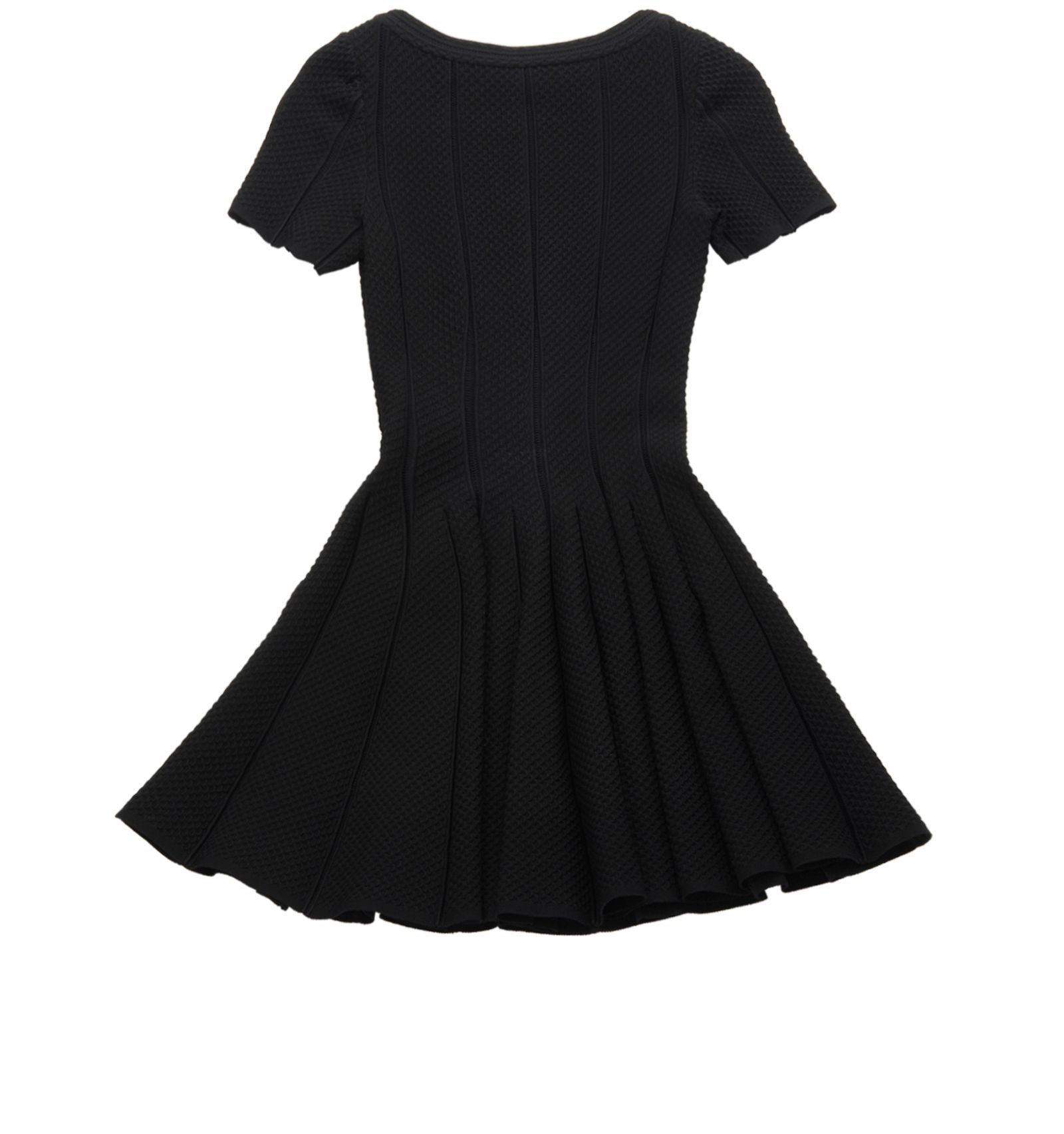 Alaia Panel Mini Dress, &pound;130, Clothing, Black, Viscose, Back view
