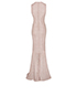 Alaia Knitted Long Gown, back view
