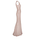 Alaia Knitted Long Gown, side view