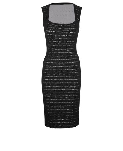 Alaia Sleeveless Knitted Dress, front view