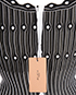 Alaia Vertical Stripe Bodycon Dress, other view