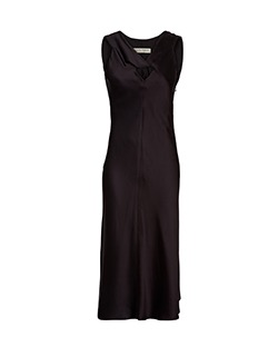 Alberta Ferretti Keyhole Detail Dress, Acetate, Black, UK 8