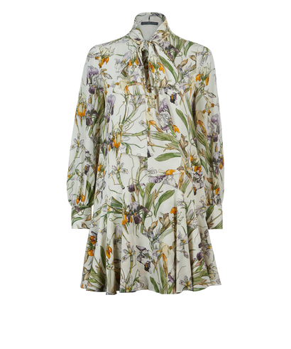Alexander McQueen Wild Iris Print dress, front view