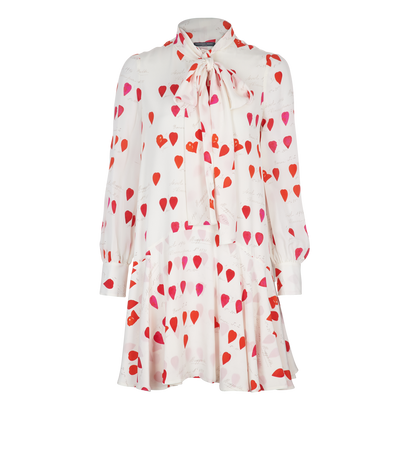 Alexander McQueen Petal Print Dress, front view