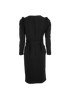 Alexander McQueen Midi Dress, back view
