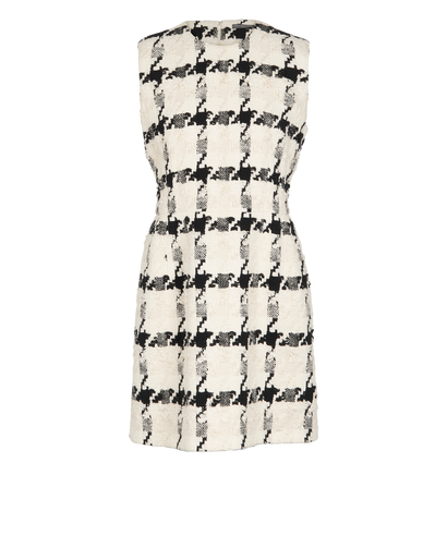 Alexander McQueen Tweed Plaid Dress, front view