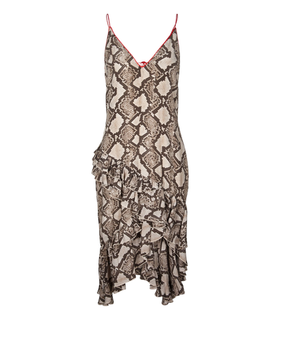 Altuzarra Snake Print Sleeveless Dress, front view