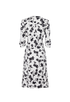 Altuzarra Flower Print Midi Dress, back view