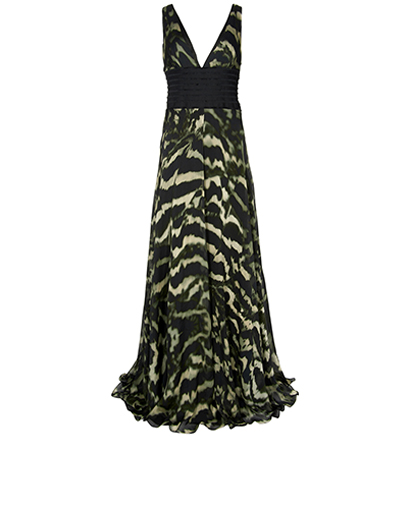 Amanda Wakeley Maxi Printed Sleeveless Gown, front view