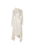 J.W. Anderson Double Faced Satin Tie Midi Dress, front view