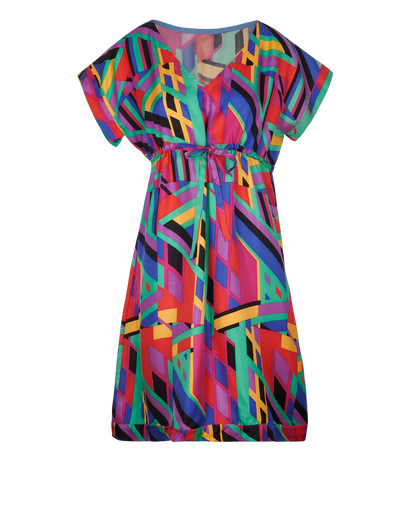 A.P.C. Printed Short Sleeve Dress, front view