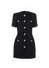 Balmain Tweed Mini Dress, front view