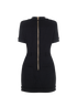 Balmain Tweed Mini Dress, back view