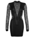 Balmain Lace Detail Dress, front view