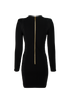 Balmain Hook And Eye Mini Dress, back view