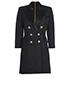 Balmain Zipped Double Breasted Jacket Dress, front view