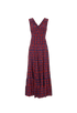 Balenciaga Nicolas Gresquiere Floral Maxi Dress, £250, Clothing, Blue/Red, Silk, Front view