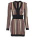Balmain Striped Dress, front view